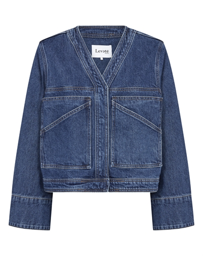 Leveté Room - LR - Kosa 7 Denim Jakke - Vintage Blue